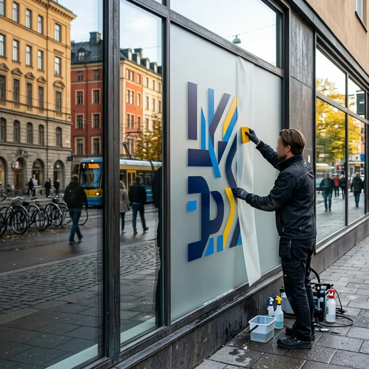 Fönsterdekor i Stockholm - Tillverkat av SWEDIG AB