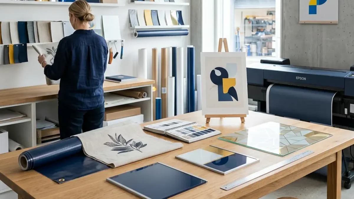 Premium reklamproduktion med banderoller, tryck, dekor och digitala menyer i Stockholm