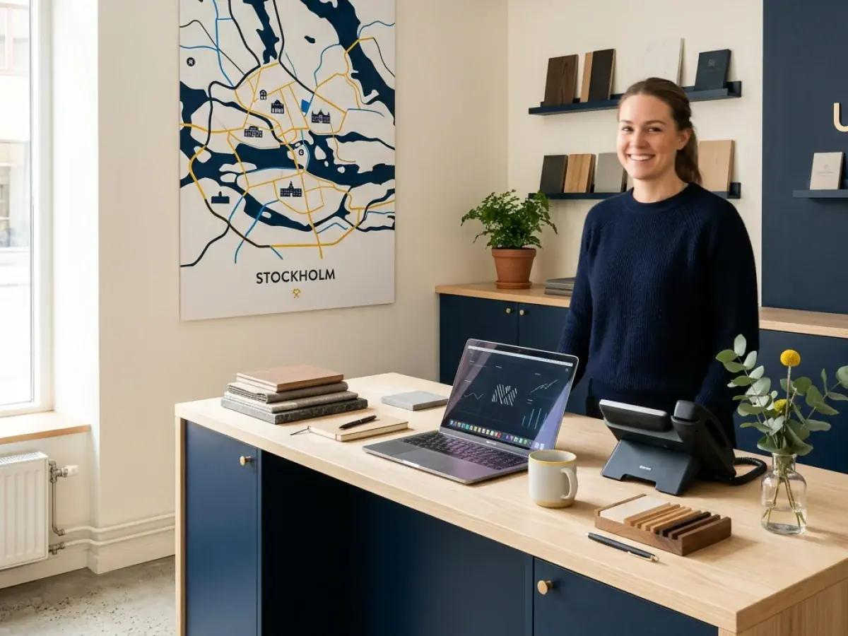 Kontakt med Swedig i Järfälla och Stockholm för tryck, skylt och dekor