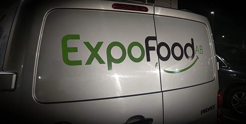 Reklamproduktion och banderoller för kund i Stockholm