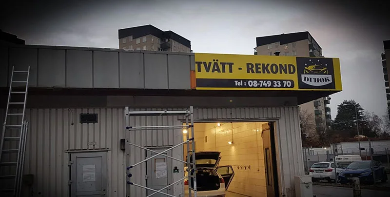 Produktionsbild från print- och dekoruppdrag